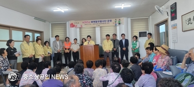 전남 고흥군 어깨동무봉사단, 두달 만에 다시 주민 곁으로