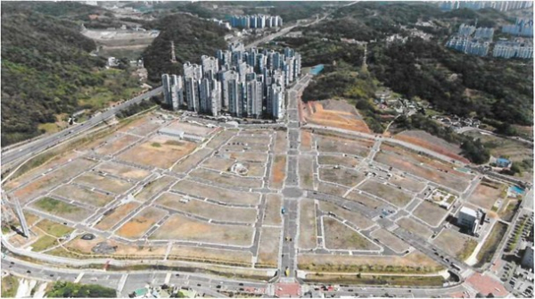 순천 왕지2지구 도시개발사업 준공 임박